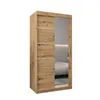 Buy Verona 02 Sliding Door Wardrobe Oak Artisan 100cm, Colour: Oak Artisan, Item Width: 100, 5 from Furnituretta