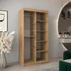 Buy Elypse Sliding Door Wardrobe Oak Artisan 100cm, Colour: Oak Artisan, Item Width: 100, 5 from Furnituretta