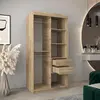 Buy Elypse Sliding Door Wardrobe Oak Sonoma 100cm, Colour: Oak Sonoma, Item Width: 100, 7 from Furnituretta
