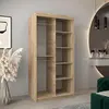 Buy Verona 02 Sliding Door Wardrobe Oak Sonoma 100cm, Colour: Oak Sonoma, Item Width: 100, 6 from Furnituretta