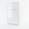 Buy CP-02 Vertical Wall Bed Concept 120cm with Storage Cabinet White Gloss, Colour: White Gloss, Size: 120 x 200cm, Item Width: 223, 5 from Furnituretta