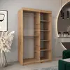 Buy Tokyo III Sliding Door Wardrobe Oak Artisan 120cm, Colour: Oak Artisan, Item Width: 120, 5 from Furnituretta