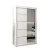Buy Verona 02 Sliding Door Wardrobe White 120cm, Colour: White, Item Width: 120, 5 from Furnituretta