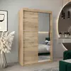 Buy Verona 02 Sliding Door Wardrobe Oak Sonoma 120cm, Colour: Oak Sonoma, Item Width: 120 from Furnituretta