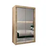 Buy Tokyo III Sliding Door Wardrobe Oak Sonoma 120cm, Colour: Oak Sonoma, Item Width: 120, 6 from Furnituretta