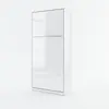 Buy CP-03 Vertical Wall Bed Concept 90cm with Storage Cabinet White Gloss, Colour: White Gloss, Size: 90 x 200cm, Item Width: 194, 5 from Furnituretta
