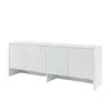 Buy BC-10 Over Bed Unit for Horizontal Wall Bed Concept White Matt 120cm, Colour: White Matt, Item Width: 211 from Furnituretta