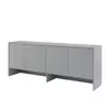 Buy BC-10 Over Bed Unit for Horizontal Wall Bed Concept Grey Matt 120cm, Colour: Grey Matt, Item Width: 211 from Furnituretta