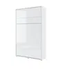Buy BC-02 Vertical Wall Bed Concept White Gloss 120cm, Colour: White Gloss, Size: 120 x 200cm, 5 from Furnituretta