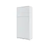 Buy BC-03 Vertical Wall Bed Concept White Matt 90cm, Colour: White Matt, Size: 90 x 200cm, 5 from Furnituretta