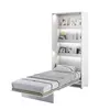 Buy BC-03 Vertical Wall Bed Concept White Matt 90cm, Colour: White Matt, Size: 90 x 200cm from Furnituretta