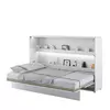 Buy BC-05 Horizontal Wall Bed Concept White Matt 120cm, Colour: White Matt, Size: 120 x 200cm from Furnituretta