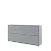 Buy BC-06 Horizontal Wall Bed Concept Grey Matt 90cm, Colour: Grey Matt, Size: 90 x 200cm, 5 from Furnituretta