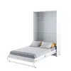 Buy CP-02 Vertical Wall Bed Concept 120cm with Storage Cabinet White Gloss, Colour: White Gloss, Size: 120 x 200cm, Item Width: 223, 10 from Furnituretta