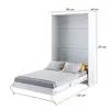 Buy CP-02 Vertical Wall Bed Concept White Matt 120cm, Colour: White Matt, Size: 120 x 200cm, 5 from Furnituretta