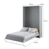 Buy CP-02 Vertical Wall Bed Concept Grey Matt 120cm, Colour: Grey Matt, Size: 120 x 200cm, 5 from Furnituretta