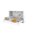 Buy CP-05 Horizontal Wall Bed Concept White Gloss 120cm, Colour: White Gloss, Size: 120 x 200cm from Furnituretta