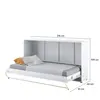 Buy CP-06 Horizontal Wall Bed Concept White Matt 90cm, Colour: White Matt, Size: 90 x 200cm, 6 from Furnituretta