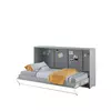 Buy CP-06 Horizontal Wall Bed Concept Grey Matt 90cm, Colour: Grey Matt, Size: 90 x 200cm from Furnituretta