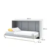 Buy CP-06 Horizontal Wall Bed Concept Grey Matt 90cm, Colour: Grey Matt, Size: 90 x 200cm, 5 from Furnituretta