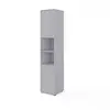 Buy CP-03 Vertical Wall Bed Concept 90cm with Storage Cabinet Grey Matt, Colour: Grey Matt, Size: 90 x 200cm, Item Width: 194, 6 from Furnituretta