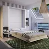 Buy CP-02 Vertical Wall Bed Concept 120cm with Storage Cabinet White Matt, Colour: White Matt, Size: 120 x 200cm, Item Width: 223 from Furnituretta