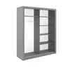 Buy Idea ID-02 Sliding Door Wardrobe Grey Matt 180cm, Colour: Grey Matt, Item Width: 180, 8 from Furnituretta