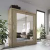 Buy Idea ID-02 Sliding Door Wardrobe Oak San Remo 180cm, Colour: Oak San Remo, Item Width: 180 from Furnituretta