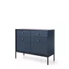 Buy Mono Sideboard Cabinet Navy, Colour: Navy, Item Width: 104 from Furnituretta