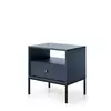 Buy Mono Bedside Cabinet Navy, Colour: Navy, Item Width: 54 from Furnituretta
