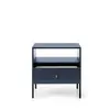 Buy Mono Bedside Cabinet Navy, Colour: Navy, Item Width: 54, 4 from Furnituretta