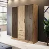 Buy Nelly Hinged Door Wardrobe Oak Artisan 155cm, Colour: Oak Artisan, Item Width: 155 from Furnituretta