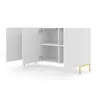 Buy Surf Sideboard Cabinet White 150cm, Colour: White, Item Width: 150, 5 from Furnituretta