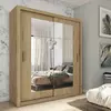 Buy Idea ID-02 Sliding Door Wardrobe Oak Shetland 180cm, Colour: Oak Shetland, Item Width: 180 from Furnituretta