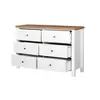 Buy Modern Chest of Drawers: Astbury 6 Drawer, 4 from Furnituretta