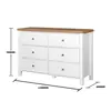 Buy Modern Chest of Drawers: Astbury 6 Drawer, 8 from Furnituretta
