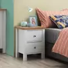 Buy Modern Bedside Table: Astbury 2 Drawer from Furnituretta