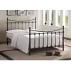 Buy Comfortable & Stylish: Florida Black Metal Small Double Bed, Colour: Black, Size: 4ft/Small Double, Item Width: 125, 4 from Furnituretta