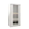 Buy Tokyo I Sliding Door Wardrobe White 100cm, Colour: White, Item Width: 100, 5 from Furnituretta