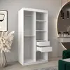 Buy Tokyo I Sliding Door Wardrobe White 100cm, Colour: White, Item Width: 100, 8 from Furnituretta