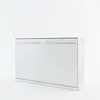 Buy CP-05 Horizontal Wall Bed Concept 120cm with Over Bed Unit White Matt, Colour: White Matt, Size: 120 x 200cm, Item Width: 215, 5 from Furnituretta