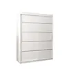Buy Verona 01 Sliding Door Wardrobe White 150cm, Colour: White, Item Width: 150, 5 from Furnituretta