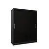 Buy Tokyo Sliding Door Wardrobe Black 150cm, Colour: Black, Item Width: 150, 5 from Furnituretta
