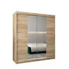 Buy Tokyo I Sliding Door Wardrobe Oak Sonoma 180cm, Colour: Oak Sonoma, Item Width: 180, 5 from Furnituretta