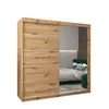 Buy Verona 02 Sliding Door Wardrobe Oak Artisan 200cm, Colour: Oak Artisan, Item Width: 200, 5 from Furnituretta