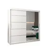 Buy Verona 02 Sliding Door Wardrobe White 200cm, Colour: White, Item Width: 200, 5 from Furnituretta