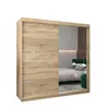 Buy Verona 02 Sliding Door Wardrobe Oak Sonoma 200cm, Colour: Oak Sonoma, Item Width: 200, 5 from Furnituretta