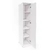 Buy Optima 17 - Hinged Door Wardrobe White, Colour: White, Item Width: 45, 3 from Furnituretta