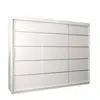 Buy Verona 01 Sliding Door Wardrobe White 250cm, Colour: White, Item Width: 250, 5 from Furnituretta