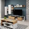 Buy Alva Entertainment TV Unit Oak Grandson, Colour: Oak Grandson, Item Width: 260, 3 from Furnituretta